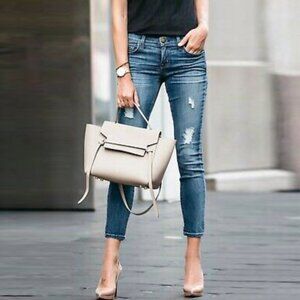 Current/Elliott The Stiletto Denim Jeans in Niagara Destroy Wash *Like New*